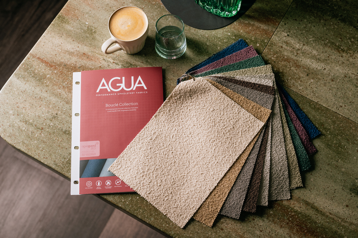 Eden and Bouclé: Performance upholstery fabrics have never looked so chic