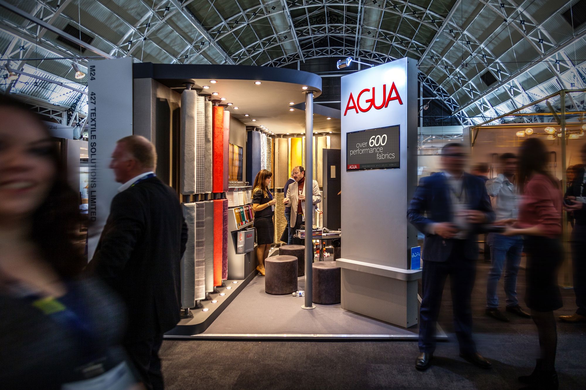 Agua Exhibition Stand at the Sleep & Eat Event 2017