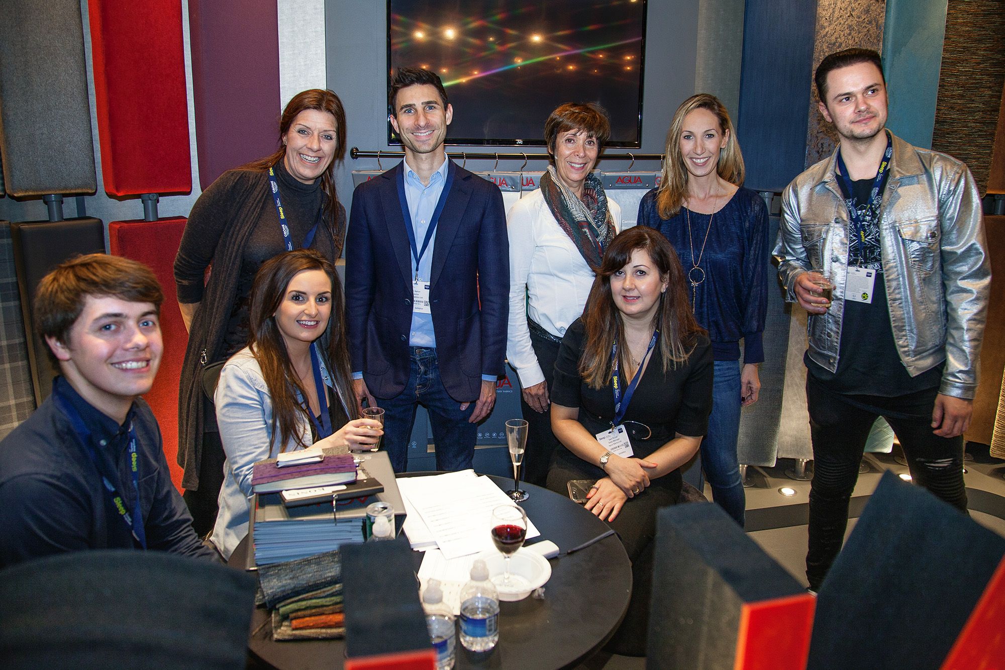 Some Agua Team members at the Sleep & Eat Event 2017